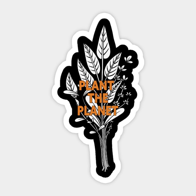 Plant For The Planet Sticker by Rhotacism Illustration